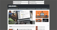 Desktop Screenshot of developgames.com