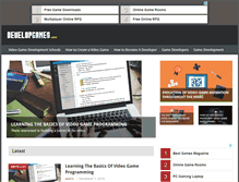 Tablet Screenshot of developgames.com